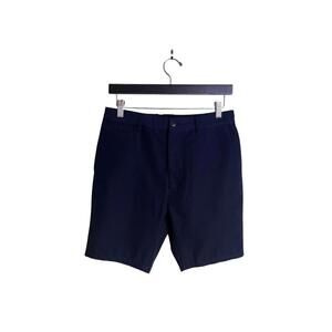 Nanamica Wool Blend Tailored Shorts Navy Made Japan